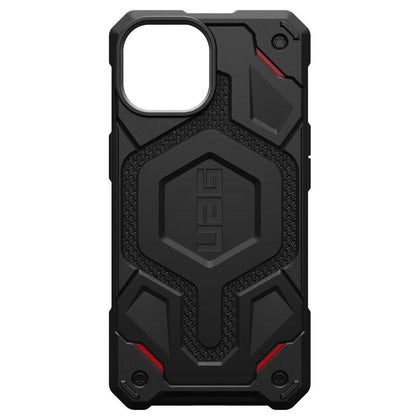 Coque MagSafe pour Apple iPhone 15 Plus, Urban Armor Gear, Monarch Pro Kevlar, Noire