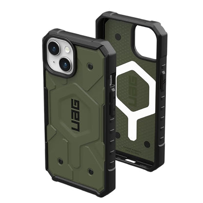 Coque MagSafe pour Apple iPhone 15 Plus, Urban Armor Gear, Pathfinder, Vert