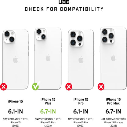 Coque MagSafe pour Apple iPhone 15 Plus, Urban Armor Gear, Pathfinder, Vert