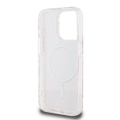 Étui MagSafe pour Apple iPhone 15 Pro Max, Guess, IML Gcube, Rose