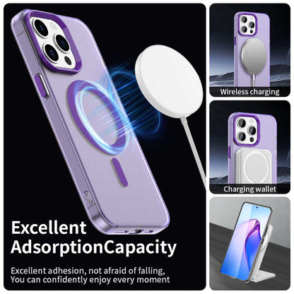 Coque MagSafe pour Apple iPhone 15 Pro Max, Techsuit, CandyCase, Violet