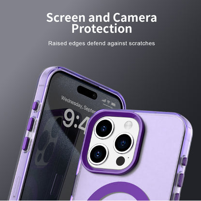Coque MagSafe pour Apple iPhone 15 Pro Max, Techsuit, CandyCase, Violet