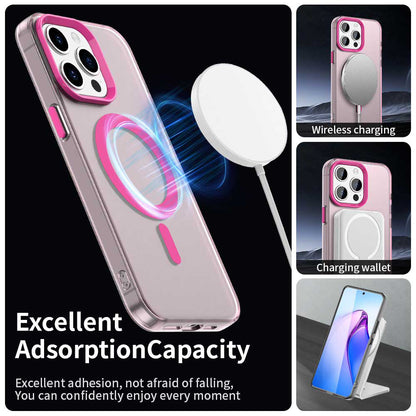 Coque MagSafe pour Apple iPhone 15 Pro Max, Techsuit, CandyCase, Rose