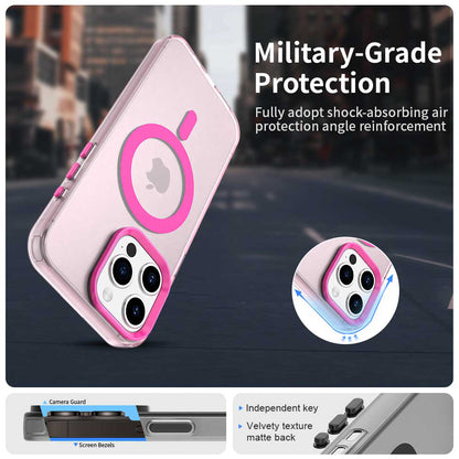 Coque MagSafe pour Apple iPhone 15 Pro Max, Techsuit, CandyCase, Rose