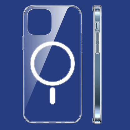 Coque MagSafe pour Apple iPhone 15 Pro Max, Techsuit, Pro, Transparente