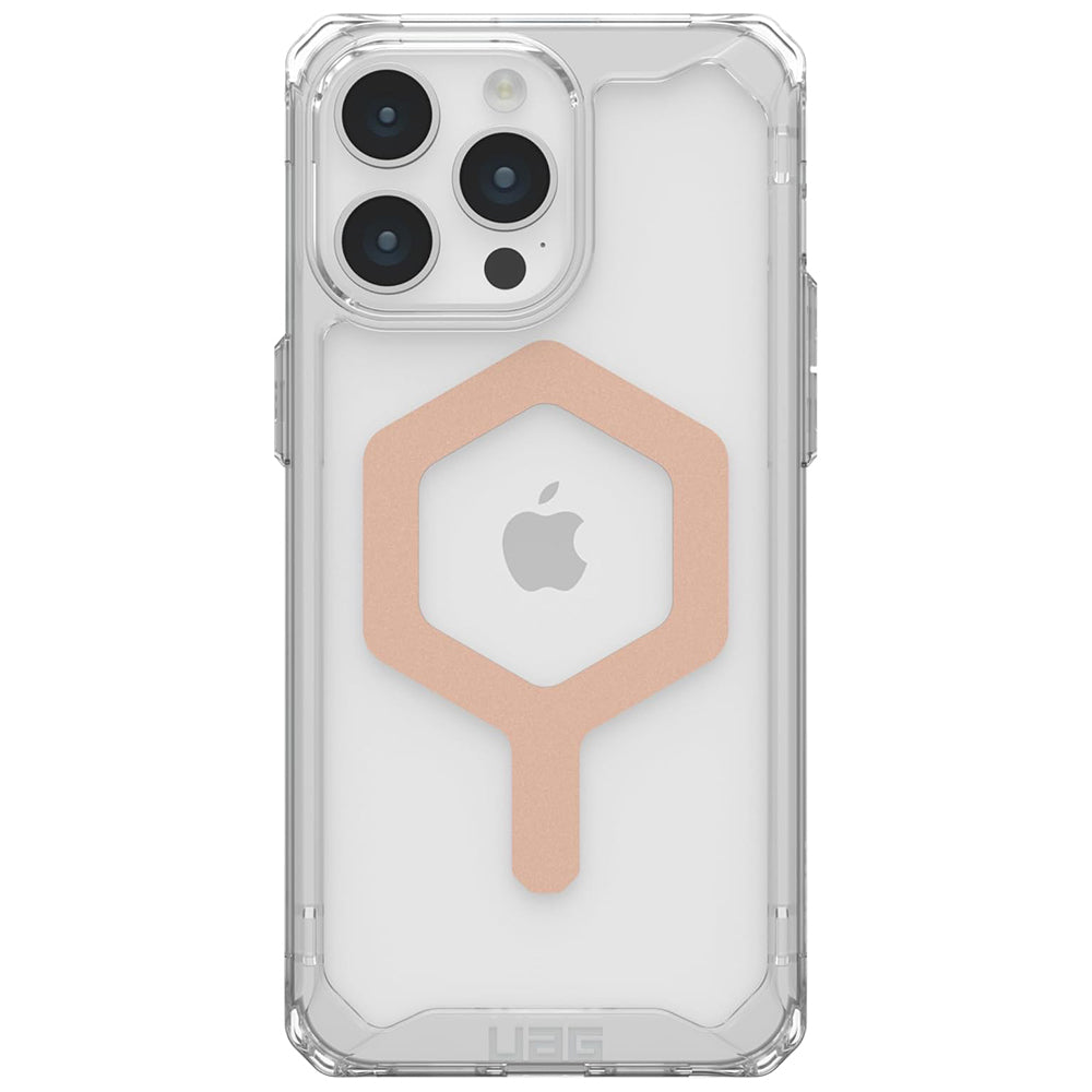 Coque MagSafe pour Apple iPhone 15 Pro Max, Urban Armor Gear, Plyo, Rose Doré