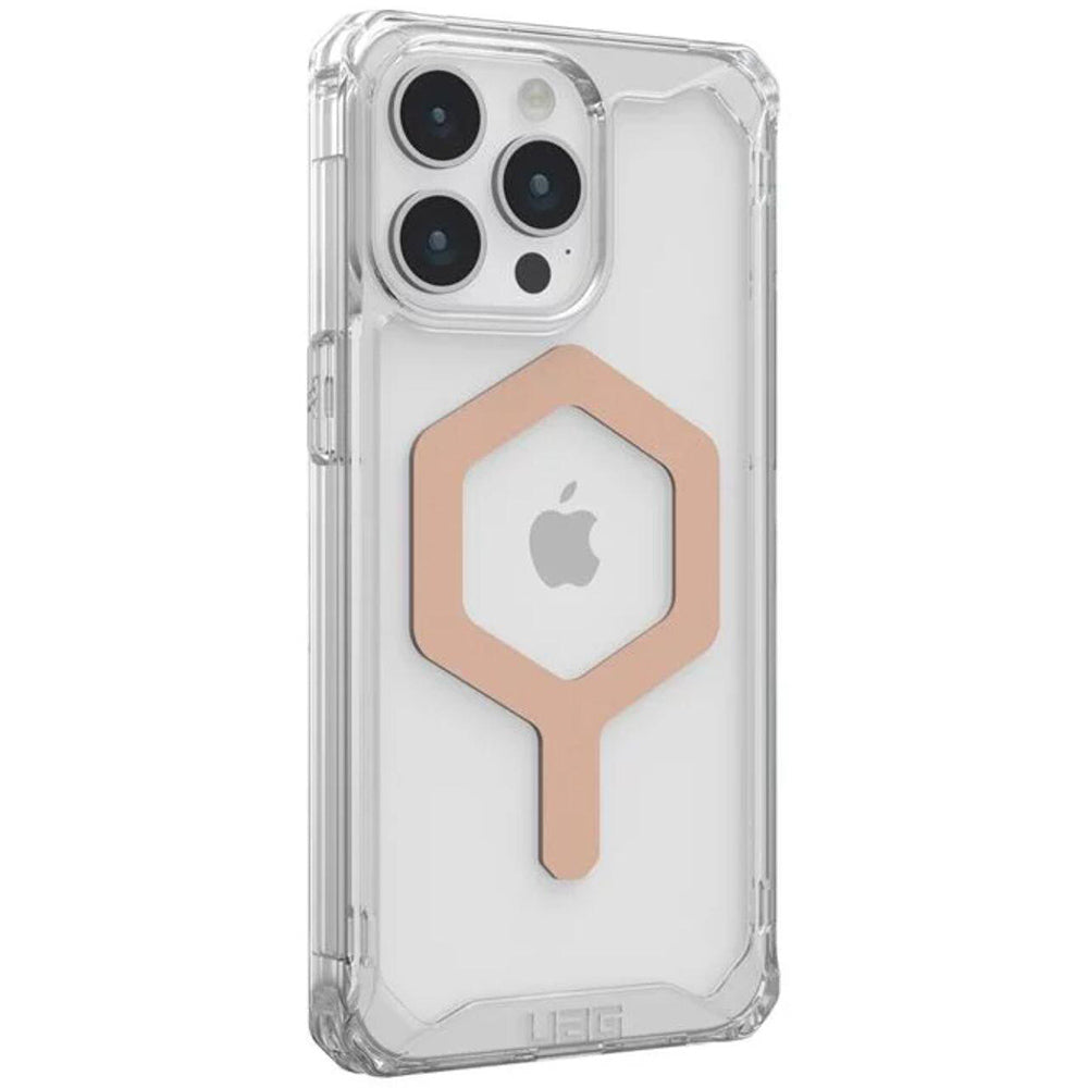 Coque MagSafe pour Apple iPhone 15 Pro Max, Urban Armor Gear, Plyo, Rose Doré
