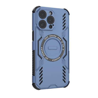 Coque MagSafe pour Apple iPhone 15 Pro, Techsuit, ArmorMag, Bleue