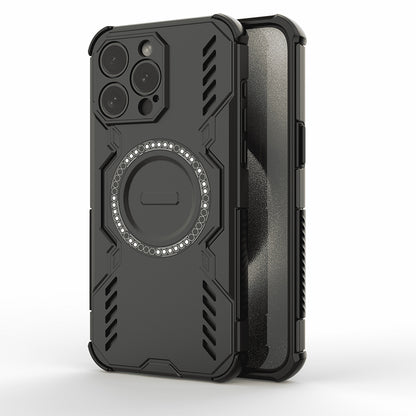 Coque MagSafe pour Apple iPhone 15 Pro, Techsuit, ArmorMag, Noire