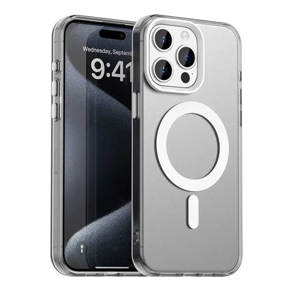 Coque MagSafe pour Apple iPhone 15 Pro, Techsuit, CandyCase, Blanche