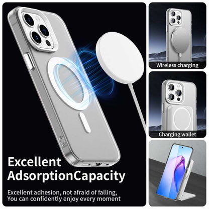 Coque MagSafe pour Apple iPhone 15 Pro, Techsuit, CandyCase, Blanche