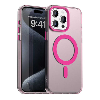 Coque MagSafe pour Apple iPhone 15 Pro, Techsuit, CandyCase, Rose