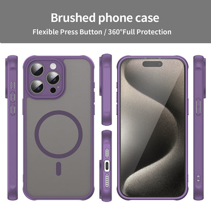 Coque MagSafe pour Apple iPhone 15 Pro, Techsuit, HaloFrost II, Violet