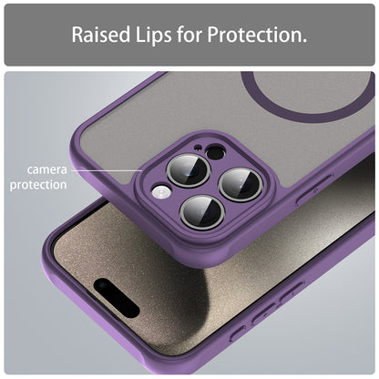 Coque MagSafe pour Apple iPhone 15 Pro, Techsuit, HaloFrost II, Violet