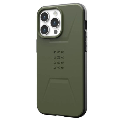 Coque MagSafe pour Apple iPhone 15 Pro, Urban Armor Gear, Civilian, Vert