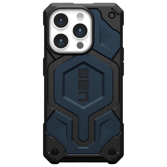 Coque MagSafe pour Apple iPhone 15 Pro, Urban Armor Gear, Monarch Pro, Bleu marine