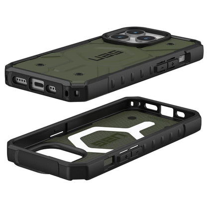 Coque MagSafe pour Apple iPhone 15 Pro, Urban Armor Gear, Pathfinder, Vert