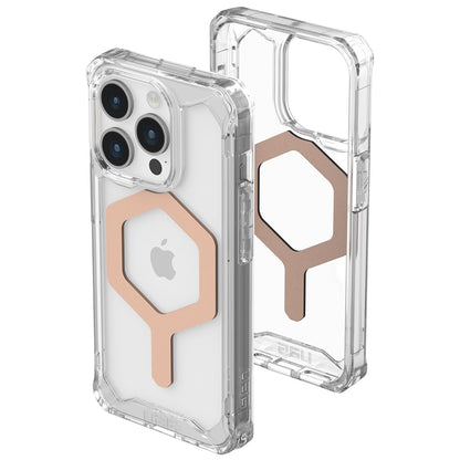 Coque MagSafe pour Apple iPhone 15 Pro, Urban Armor Gear, Plyo, Rose Doré