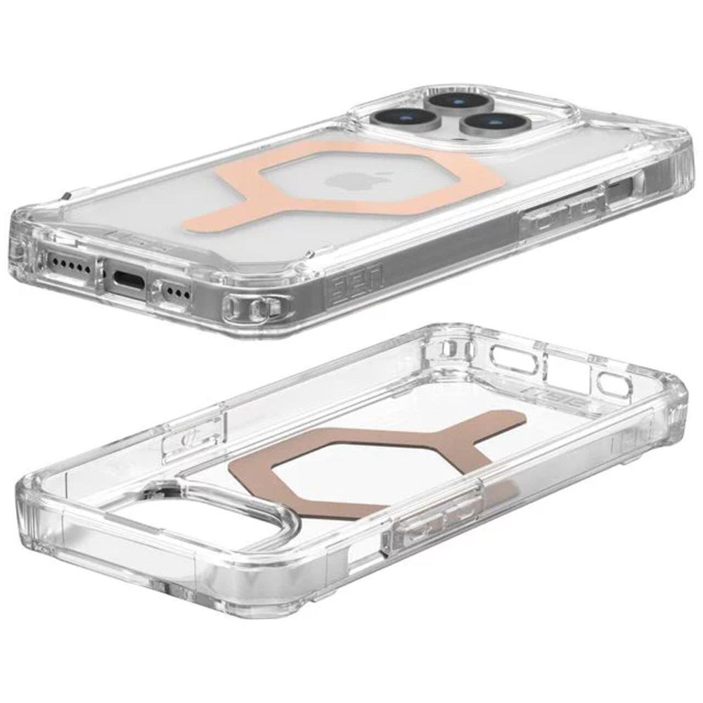 Coque MagSafe pour Apple iPhone 15 Pro, Urban Armor Gear, Plyo, Rose Doré