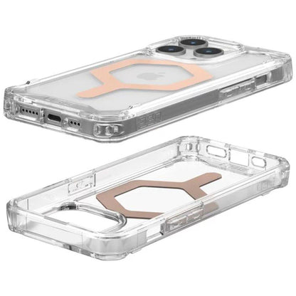 Coque MagSafe pour Apple iPhone 15 Pro, Urban Armor Gear, Plyo, Rose Doré