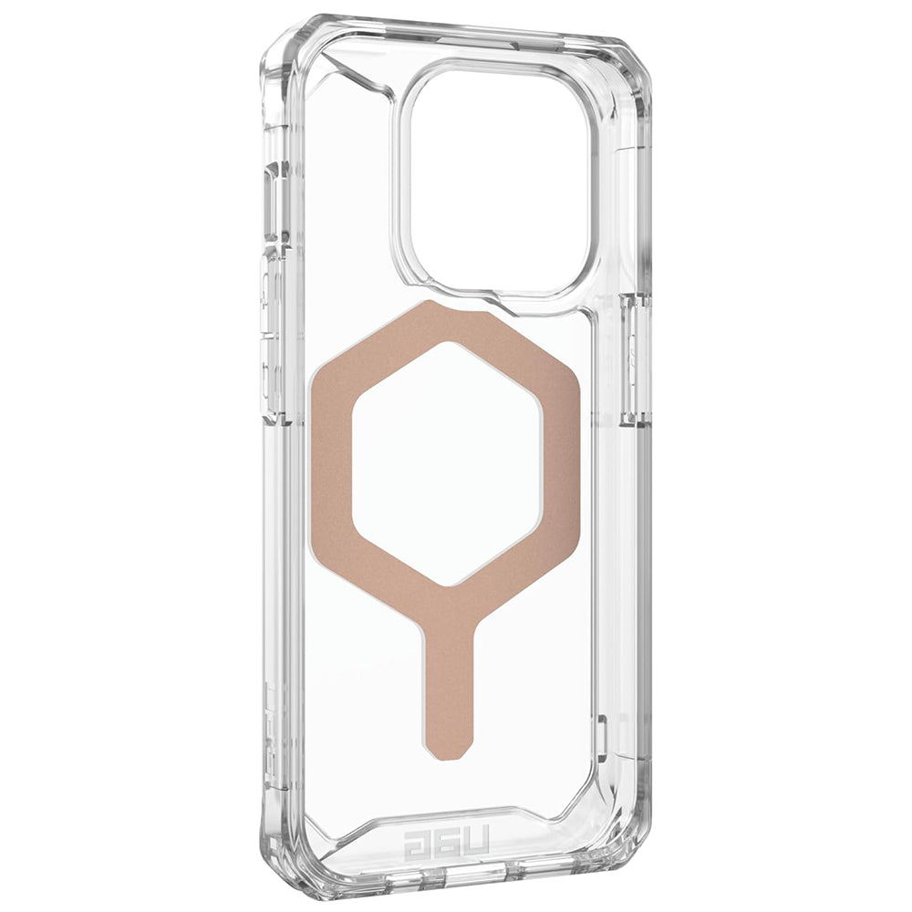 Coque MagSafe pour Apple iPhone 15 Pro, Urban Armor Gear, Plyo, Rose Doré