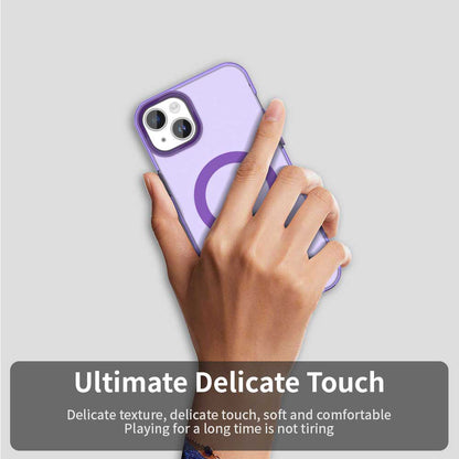Coque MagSafe pour Apple iPhone 15, Techsuit, CandyCase, Violet