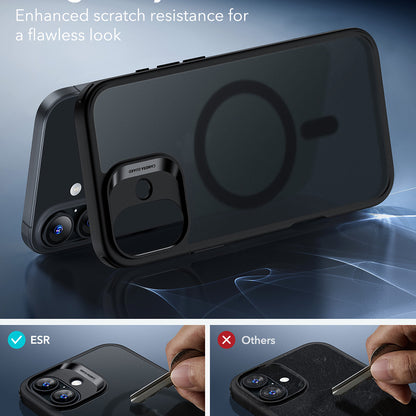 Coque MagSafe pour Apple iPhone 16, ESR, Classic Hybrid, Noir Satiné