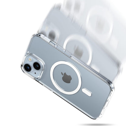 Étui MagSafe pour Apple iPhone 16, PanzerGlass, HardCase, Blanc Transparent