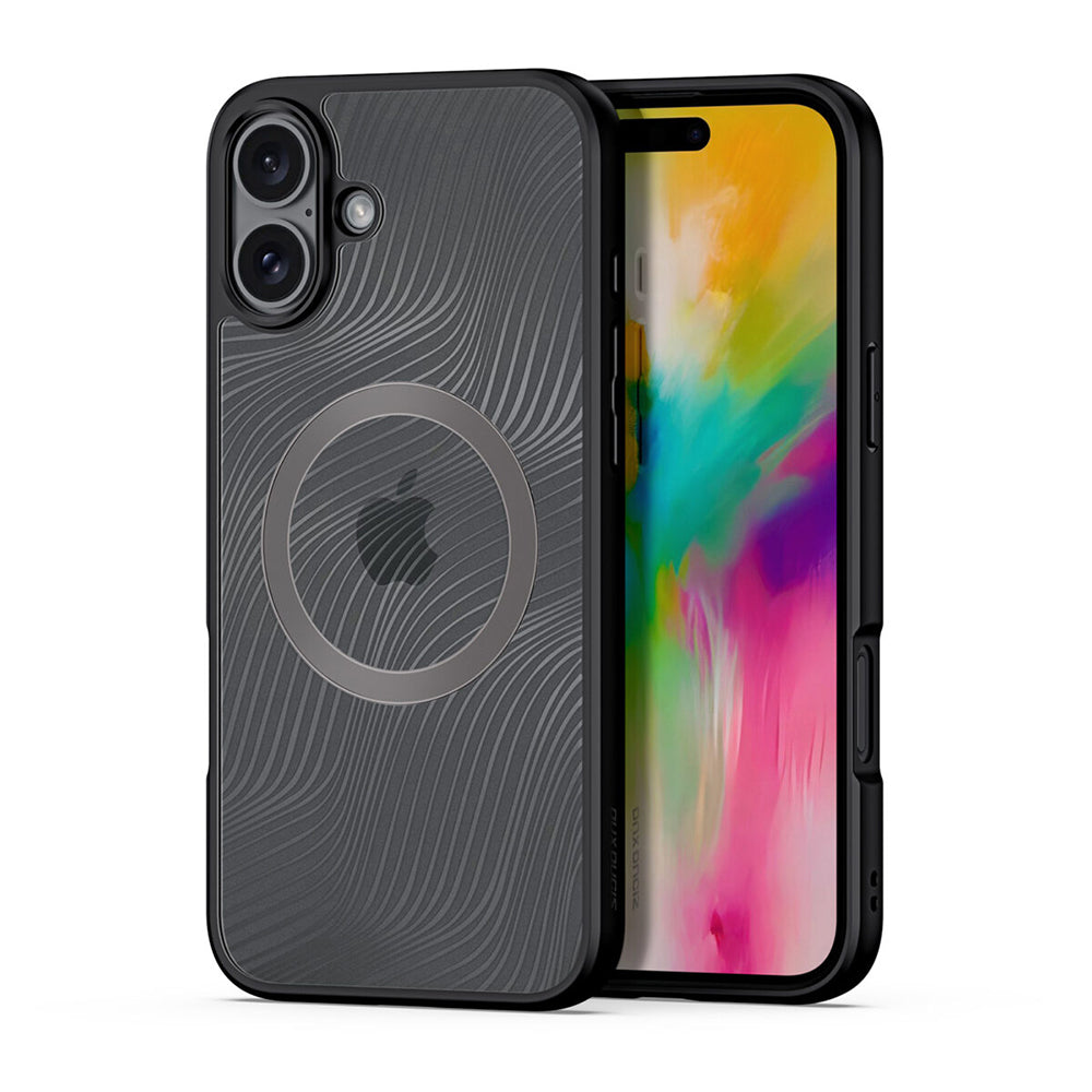 Coque MagSafe pour Apple iPhone 16 Plus, DUX DUCIS, Aimo, Noire