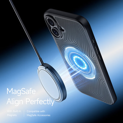 Coque MagSafe pour Apple iPhone 16 Plus, DUX DUCIS, Aimo, Noire