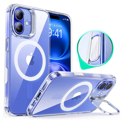 Coque MagSafe pour Apple iPhone 16 Plus, ESR, Classic Hybrid Kickstand Slide, Transparente