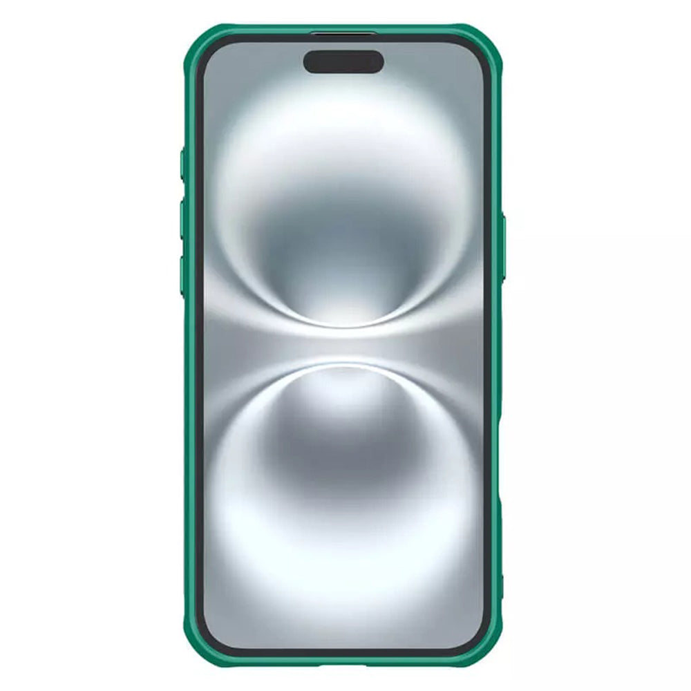 MagSafe Case for Apple iPhone 16 Plus, Nillkin, Iceblade Prop (w/o Camera Cutout), Green