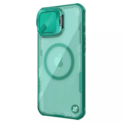 MagSafe Case for Apple iPhone 16 Plus, Nillkin, Iceblade Prop (w/o Camera Cutout), Green