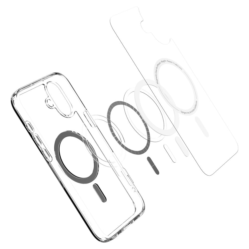 Coque MagSafe pour Apple iPhone 16 Plus, Spigen, Ultra Hybrid, Noire