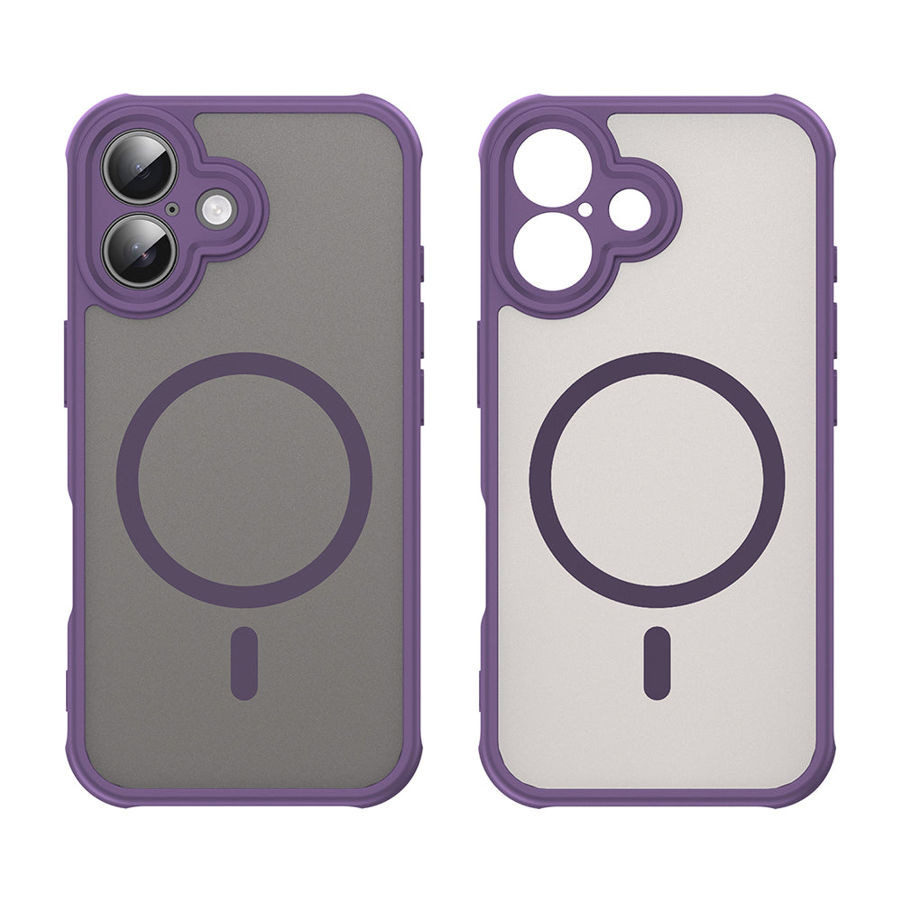 Coque MagSafe pour Apple iPhone 16 Plus, Techsuit, HaloFrost II, Violet