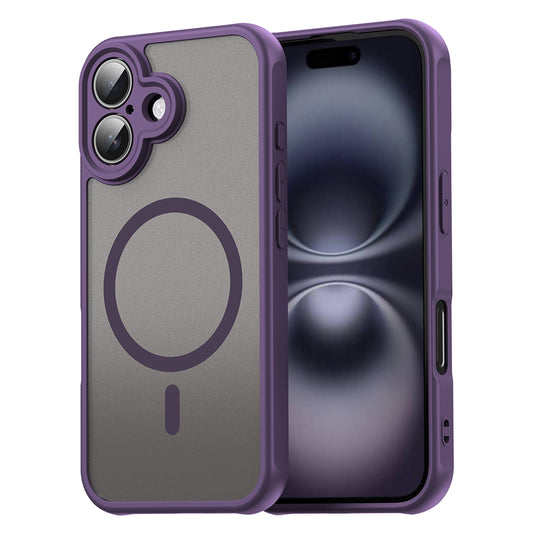 Coque MagSafe pour Apple iPhone 16 Plus, Techsuit, HaloFrost II, Violet