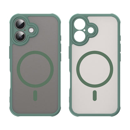 Coque MagSafe pour Apple iPhone 16 Plus, Techsuit, HaloFrost II, Vert