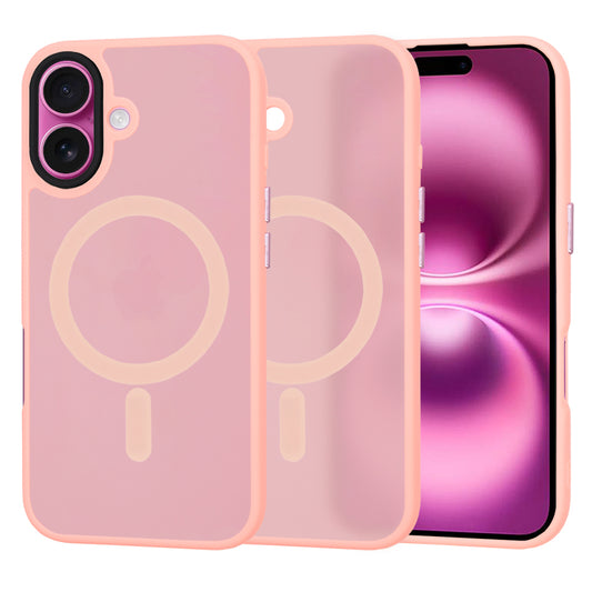 Coque MagSafe pour Apple iPhone 16 Plus, Techsuit, HaloFrost, Rose