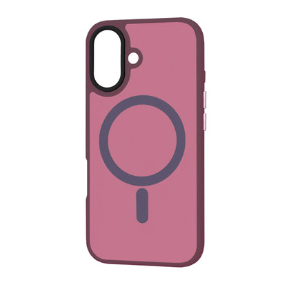 Coque MagSafe pour Apple iPhone 16 Plus, Techsuit, HaloFrost, Bordeaux
