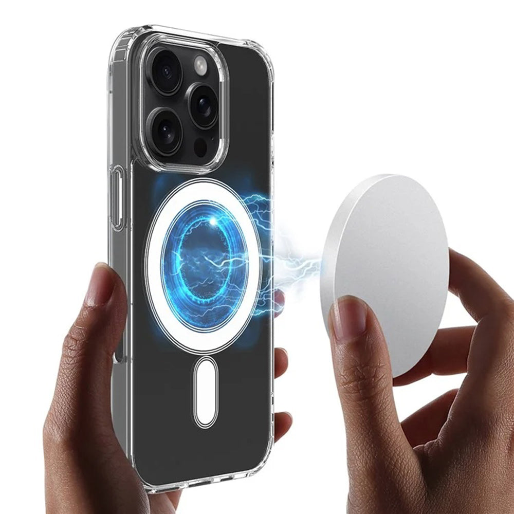 MagSafe Case for Apple iPhone 16 Plus, Techsuit, Pro, Transparent