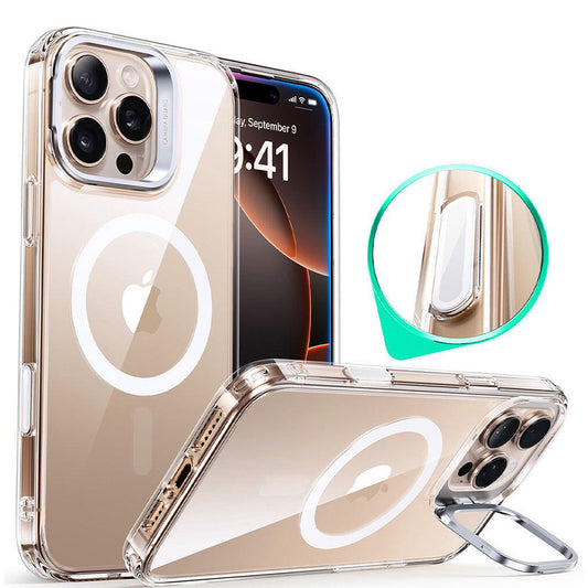 Coque MagSafe pour Apple iPhone 16 Pro, ESR, Classic Hybrid Kickstand Slide, Transparente