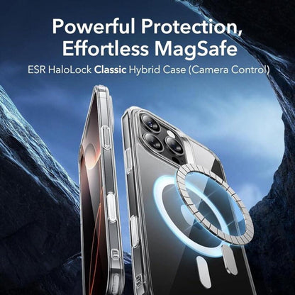 Coque MagSafe pour Apple iPhone 16 Pro, ESR, Classic Hybrid Slide, Transparente