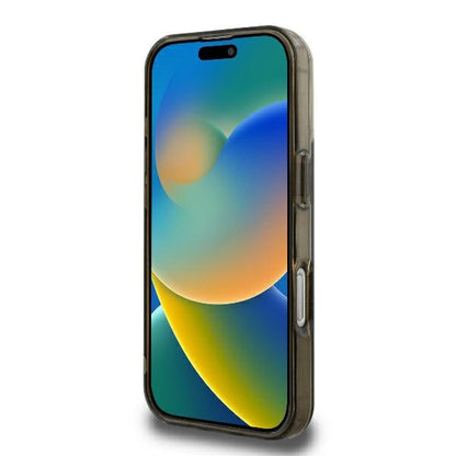 Étui MagSafe pour Apple iPhone 16 Pro, Guess, IML 4G Background, Marron