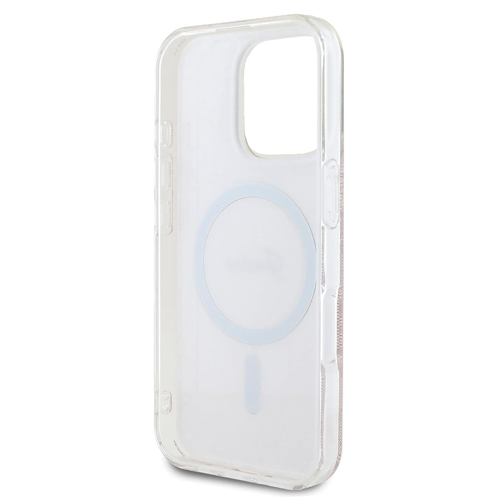 Étui MagSafe pour Apple iPhone 16 Pro, Guess, IML 4G, Rose