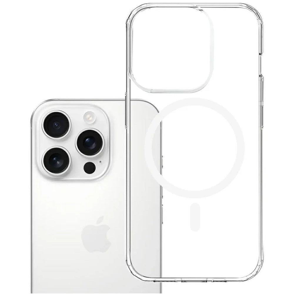 Coque MagSafe pour Apple iPhone 16 Pro Max, 3MK, Armor MagCase, Transparente