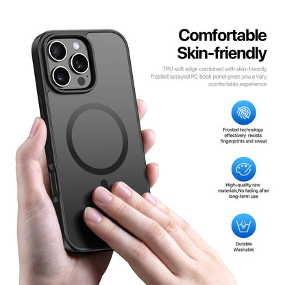 Coque MagSafe pour Apple iPhone 16 Pro Max, DUX DUCIS, Yind, noire