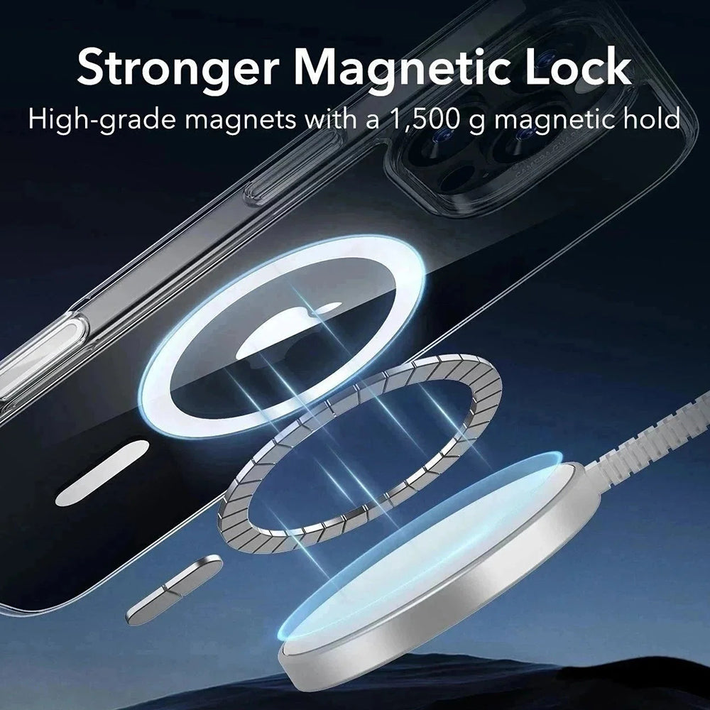 Coque MagSafe pour Apple iPhone 16 Pro Max, ESR, Classic Hybrid Slide, Transparente