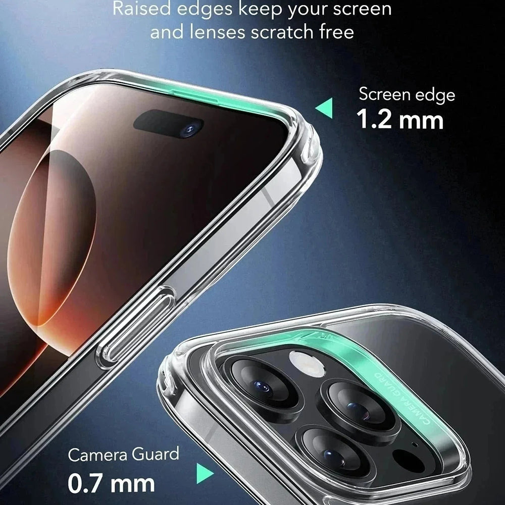 Coque MagSafe pour Apple iPhone 16 Pro Max, ESR, Classic Hybrid Slide, Transparente