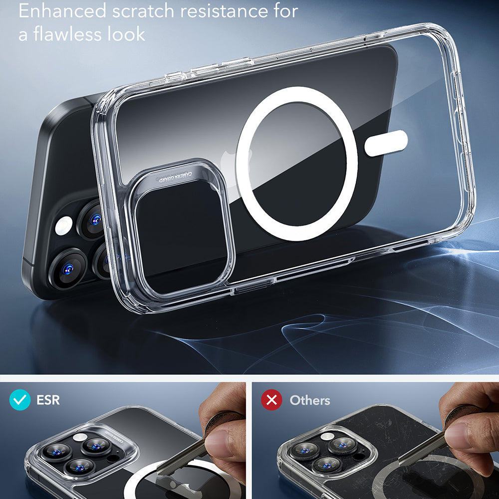 Coque MagSafe pour Apple iPhone 16 Pro Max, ESR, Classic Hybrid, Transparente