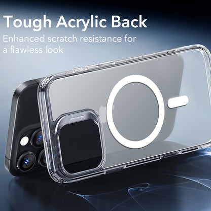 Coque MagSafe pour Apple iPhone 16 Pro Max, ESR, Classic Hybrid, Transparent Satiné
